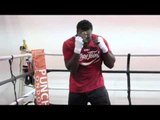 DERECK CHISORA SHADOW BOXING FOOTAGE - MEDIA DAY / CHISORA v FURY 2 / BAD BLOOD