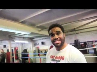 EDDIE CHAMBERS & HUGHIE FURY BANTER ABOUT BEING SMASHED WITH THE MEDICINE BALL / BAD BLOOD