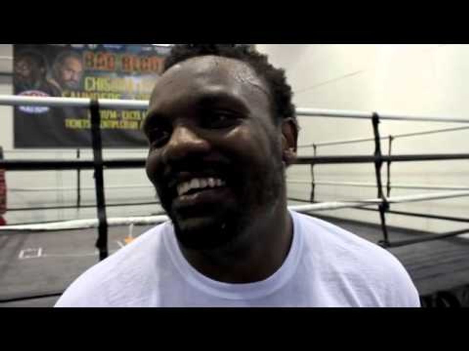 DERECK CHISORA - 'LAST TIME I FOUGHT FURY I WAS IN A BAD PLACE, NOW IM READY FOR WAR' / BAD BLOOD