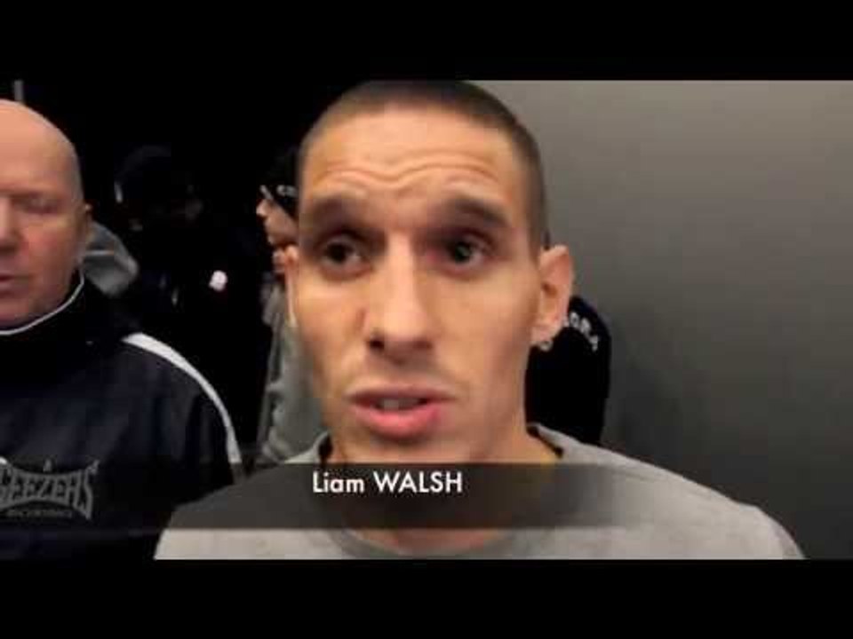 LIAM WALSH REACTS TO THE WEIGH IN AHEAD OF BRITISH TITLE CLASH WITH GARY SYKES / BAD BLOOD