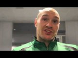 TYSON FURY BEATS DERECK CHISORA FOR SECOND TIME AFTER 10th ROUND RETIREMENT - POST FIGHT INTERVIEW