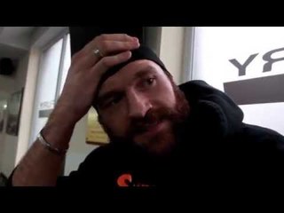 **WARNING EXPLICIT LANGUAGE** - TYSON FURY DOES WHOLE INTERVIEW IN CRAZY AMERICAN ACCENT