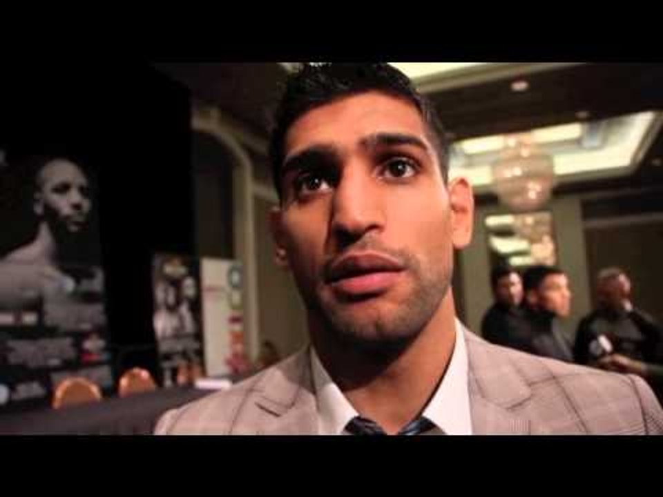 AMIR KHAN TALKS ALEXANDER 'CHIN' COMMENTS & KEITH THURMAN 'OVERATED' REMARKS / INTERVIEW FOR IFL TV