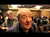 BOB ARUM - 'AS FAR AS TOP RANK & MANNY PACQUIAO ARE CONCERNED WE WANT THE DANNY GARCIA FIGHT'