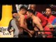 VICIOUS VICTOR ORTIZ CLASHES HEADS WITH MANUEL PEREZ AT EXPLOSIVE & HEATED WEIGH IN