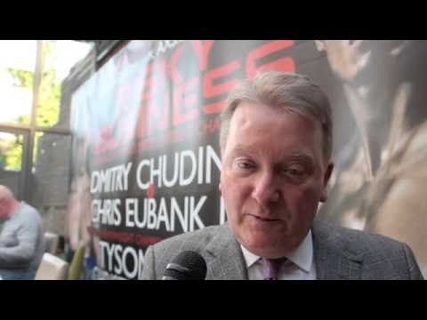 FRANK WARREN ON CHRIS EUBANK JR v DMITRY CHUDINOV / & TALKS CHRIS EUBANK SNR. - INTERVIEW FOR IFL TV