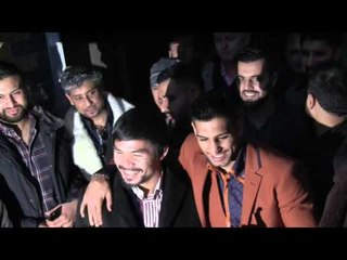 MANNY PACQUIAO & AMIR KHAN TOGETHER IN LONDON - AHEAD OF POSSIBLE FIGHT ???