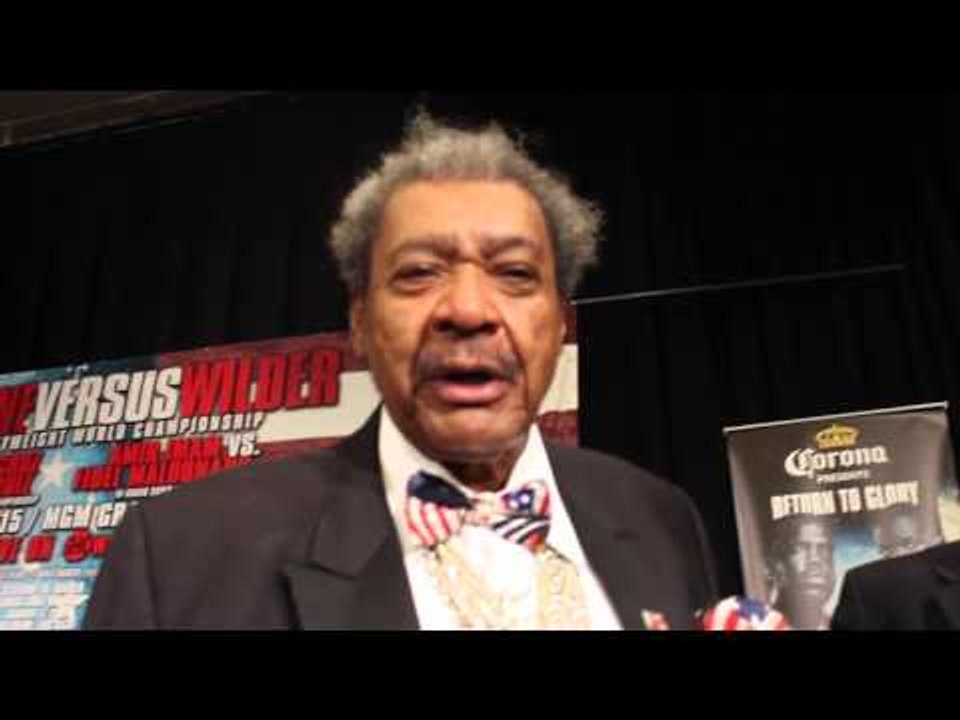 DON KING REACTS TO DEONTAY WILDER BECOMING WBC CHAMPION & TALKS BERMANE STIVERNE FUTURE