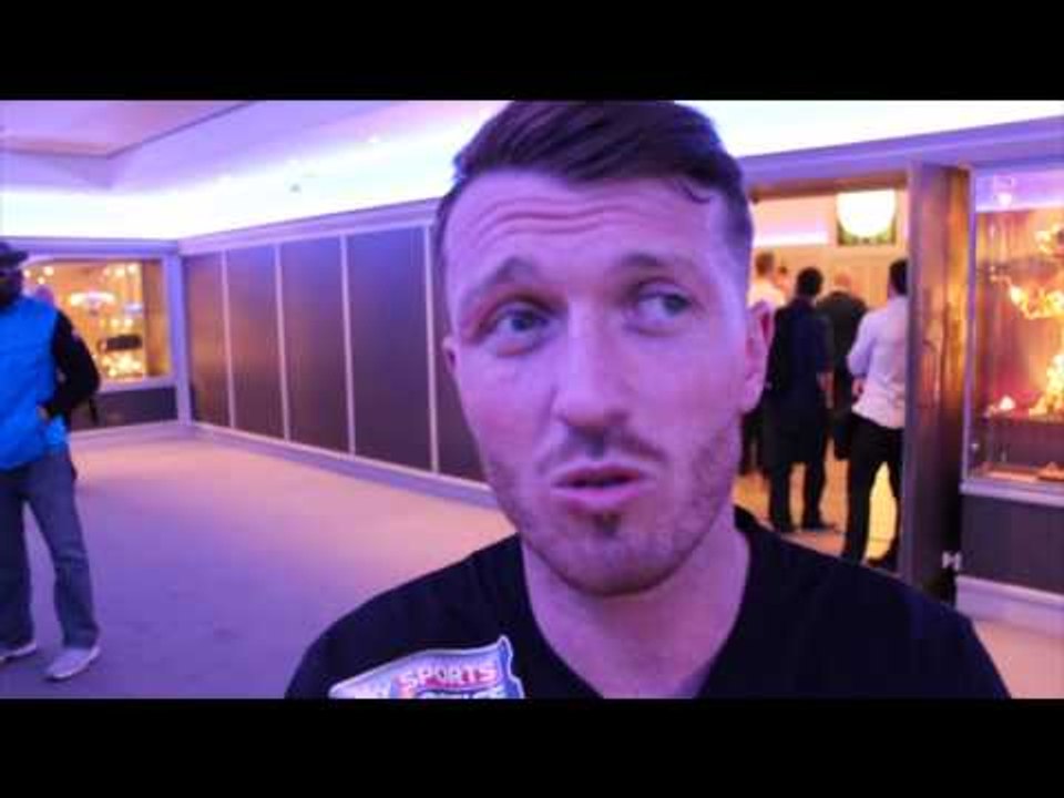 SCOTT CARDLE TALKS CRAIG EVANS & SETS SIGHTS ON WINNING BRITISH TITLE - ( BEFORE FRACAS WITH EVANS )