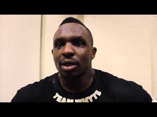 DILLIAN WHYTE DESTROYS MARCELO NASCIMENTO IN 2 ROUNDS - POST FIGHT INTERVIEW