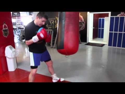 HEAVYBAG WORK OUT WITH PETER McDONAGH @ MGM MARBELLA / iFL TV