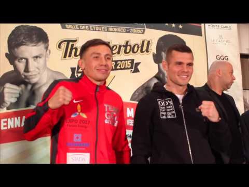GENNADY GOLOVKIN v MARTIN MURRAY OFFICIAL HEAD TO HEAD / MONTE CARLO - HENNESSY SPORTS