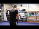 CHRISTIAN HAMMER PAD WORKOUT AHEAD OF O2 ARENA CLASH WITH TYSON FURY / FURY v HAMMER