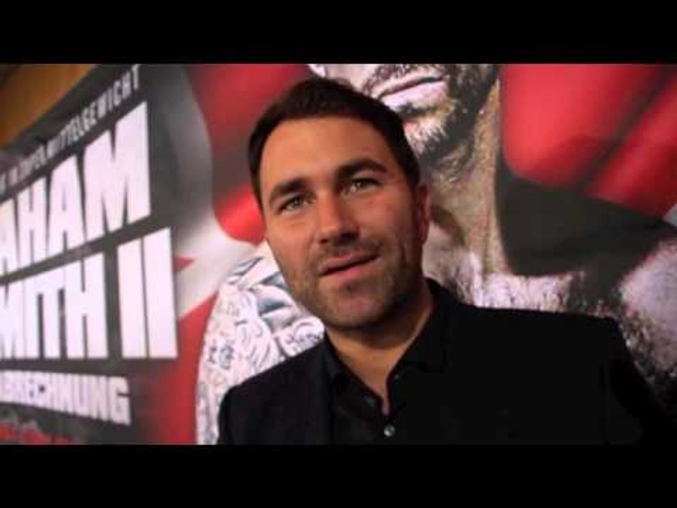 EDDIE HEARN (IN BERLIN) TALKS ARTHUR ABRAHAM v PAUL SMITH 2 / FRANKIE GAVIN v CHRIS VAN HEERDEN
