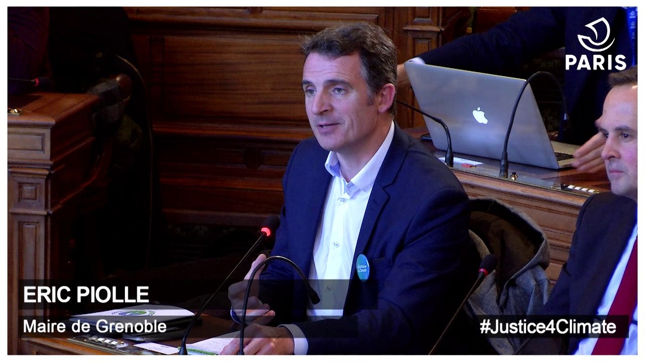 Justice4climate - Intervention d'Eric Piolle, Maire de Grenoble