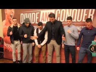 DIVIDE & CONQUER - MARCH 7th 2015 IN HULL -LUKE CAMPBELL / COYLE v GETHIN / EGGINGTON v SINGELTON