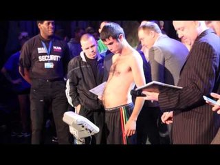 KEVIN SATCHELL v WALTER ROJAS OFFICIAL WEIGH IN & HEAD TO HEAD / MERSEY BOYS