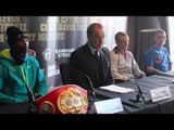 MERSEY BOYS FULL PRESS CONFERENCE FEAT ZOLANI TETE v PAUL BUTLER FRANCIS WARREN & DERRY MATHEWS