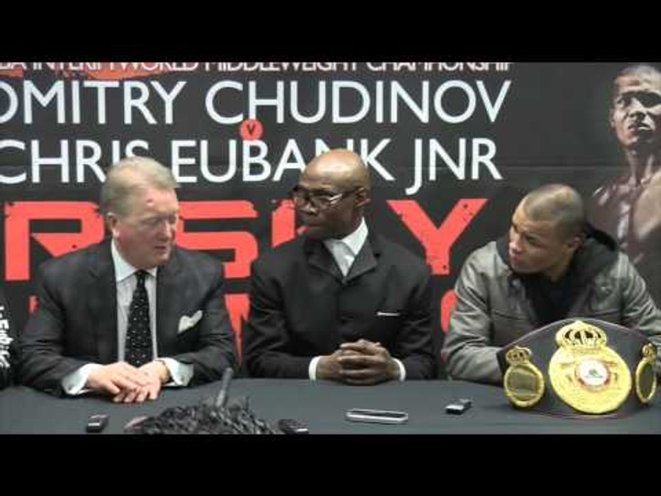 CHRIS EUBANK JNR - POST FIGHT PRESS CONFERENCE WITH CHRIS EUBANK & FRANK WARREN / RISKY BUSINESS