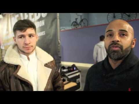 MAXI HUGHES & DAVE COLDWELL TALK TO IFL TV AHEAD OF REMATCH WITH MARTIN J WARD IN LEEDS ON APRIL 11