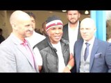 THE LEGEND SUGAR RAY LEONARD OFFICIALLY OPENS RYAN RHODES' NEW POW FITNESS GYM IN SHEFFIELD