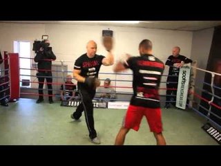 KELL BROOK FULL MEDIA WORKOUT AHEAD OF IBF WORLD TITLE DEFENCE AGAINST JO JO DAN / UNBREAKABLE