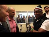 SUGAR RAY LEONARD & RYAN RHODES ON THE TRANSITION FROM FIGHTER TO TRAINER / @ NEW POW FITNESS GYM