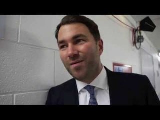 EDDIE HEARN REACTS TO KELL BROOK'S DEVASTATING WIN OVER JO JO DAN - POST FIGHT INTERVIEW