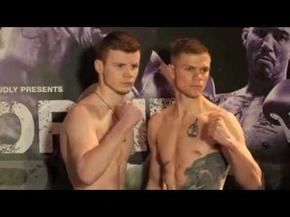 CHARLIE FLYNN v ANDY HARRIS - OFFICIAL WEIGH IN FROM NEWCASTLE / GEORDIE ROAR
