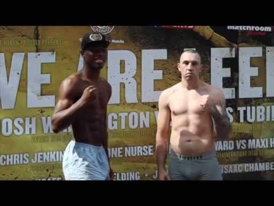 ISAAC CHAMBERLAIN v JASON JONES OFFICIAL WEIGH IN & FACE OFF FOOTAGE / 'WE ARE LEEDS'
