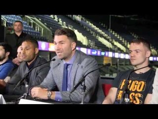 KELL BROOK v FRANKIE GAVIN - FULL RULE BRITANNIA PRESS CONFERENCE @ 02 - W/ JOSHUA, SELBY & MITCHELL