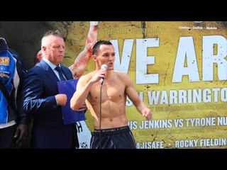 JOSH WARRINGTON WEIGH IN SPEECH TO THE LEEDS FANS ' WE ARE LEEDS'