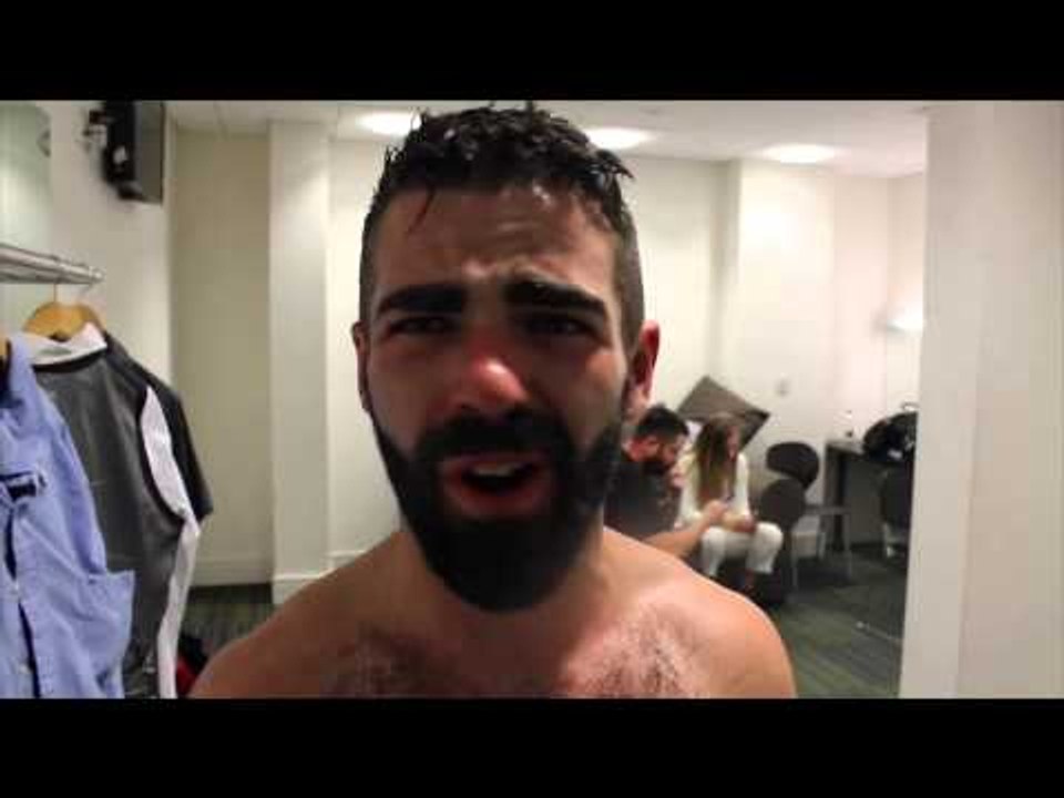 JONO CARROLL POST FIGHT INTERVIEW AFTER HIS POINTS WIN IN LEEDS / iFL TV