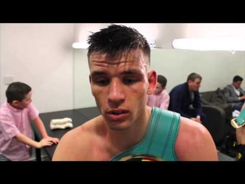 MARTIN J WARD WINS WBC INTERNATIONAL BELT AS MAXI HUGHES FAILS TO COME OUT FOR THE 6TH ROUND
