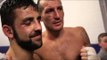 DERRY MATHEWS & TONY LUIS SHOW EACH OTHER RESPECT AFTER WBA INTERIM CLASH IN LIVERPOOL (FOOTAGE)