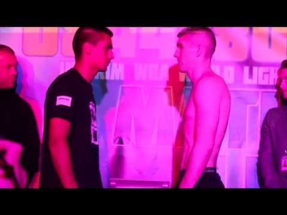 LIAM SMITH v DAVID EZEQUEL ROMERO OFIICIAL WEIGH IN & HEAD TO HEAD / iFL TV