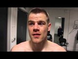 CALLUM JOHNSON FIRST ROUND STOPPAGE WIN IN LEEDS   POST FIGHT INTERVIEW