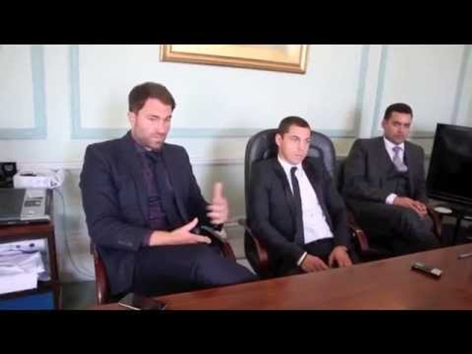 EDDIE HEARN & SCOTT QUIGG TALK TO THE MEDIA IN DEPTH ABOUT THE £1.5M OFFER TO CARL FRAMPTON / IFL TV