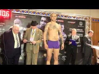 SIMON VALLILY v WLODZIMIERZ LETR - OFFICIAL WEIGH IN FROM NEWCASTLE / GEORDIE ROAR
