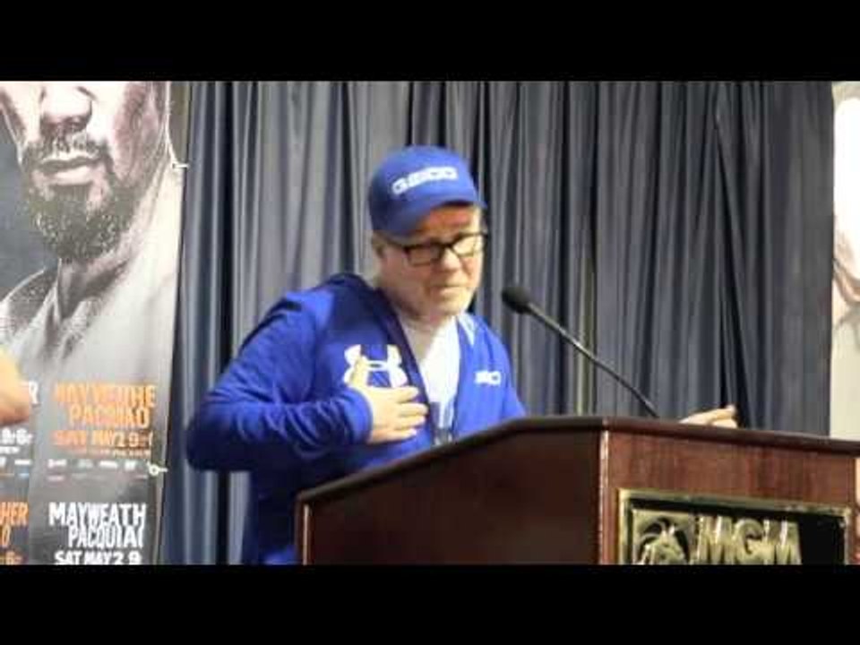 'I DONT HATE  MAYWEATHER SNR. HIS POEMS ARE CUTE. I JUST DONT LIKE CUTE ON GUYS' - FREDDIE ROACH