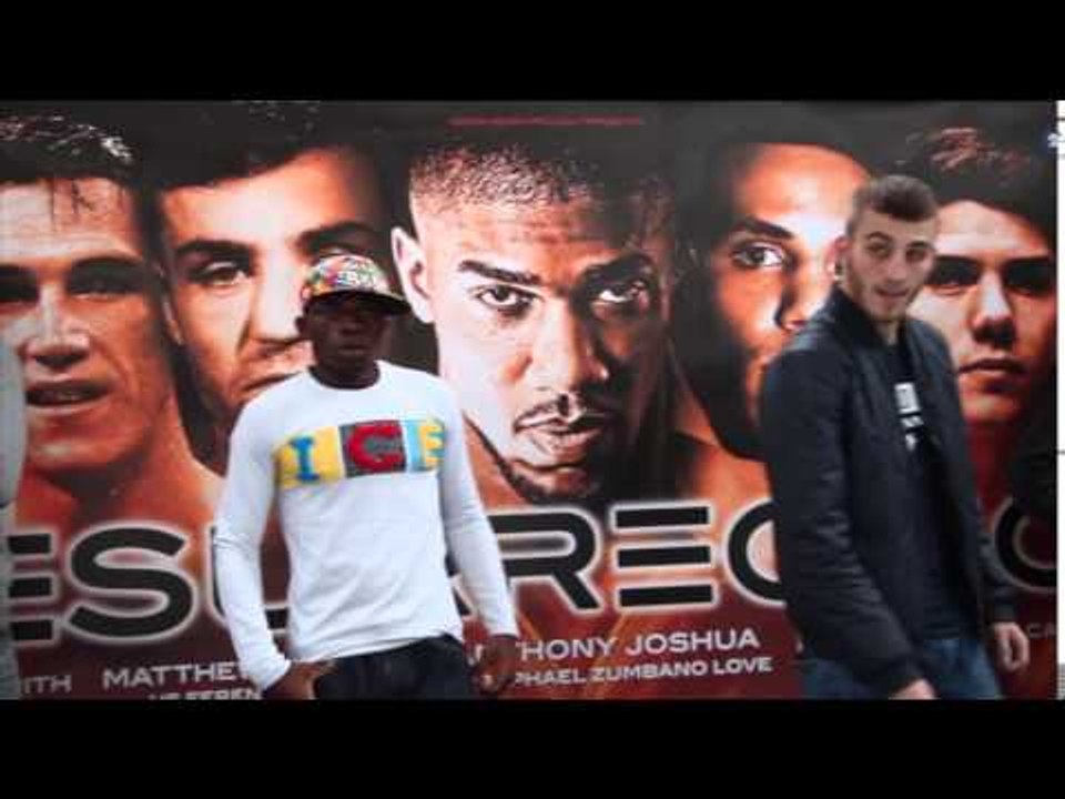 SAM EGGINGTON v JOSEPH LAMPTEY - HEAD TO HEAD @ FINAL PRESS CONFERENCE / RESSURECTION