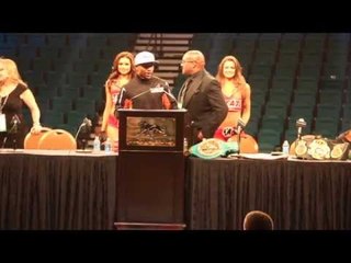 FLOYD MAYWEATHER DROPS HUGE BOMBSHELL BY ANNOUNCING HE WILL RELINQUISH ALL HIS BELTS