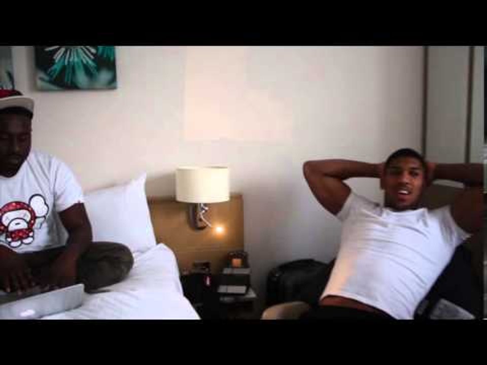 INTERVIEW WITH ANTHONY JOSHUA & TEAM JOSHUA (SKINZ, DAVID KD & JOEL) - *EXCLUSIVE BEHIND THE SCENES*