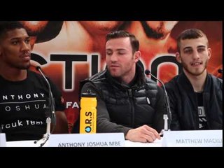 RESURRECTION FINAL PRESS CONFERENCE - FEAT. EDDIE HEARN, ANTHONY JOSHUA, MATTHEW MACKLIN
