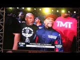 FLOYD MAYWEATHER v MANNY PACQUIAO - FULL ENTRANCE WALKS FOR WEIGH-IN AT THE MGM GRAND