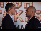 SCOTT QUIGG v KIKO MARTINEZ - HEAD TO HEAD @ PRESS CONFERENCE / HIGH STAKES / JULY 18 (MANCHESTER)