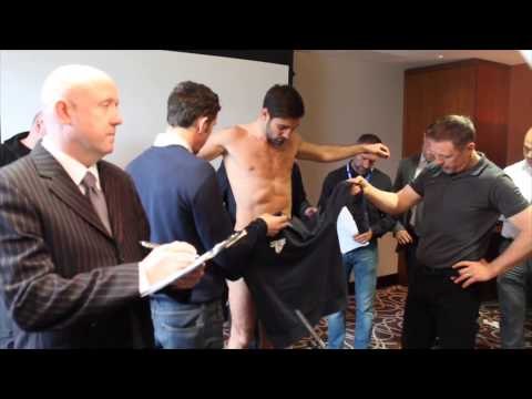 FRANK BUGLIONI v LEE MARKHAM OFFICIAL WEIGH IN & HEAD TO HEAD / iFL TV