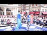 KEVIN MITCHELL & TONY SIMS OPEN PAD SESSION @ COVENT GARDEN / MITCHELL v LINARES / RULE BRITANNIA