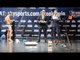 NATHAN CLEVERLY v TOMAS MAN OFFICIAL WEIGH IN & HEAD TO HEAD FOOTAGE/ RULE BRITANNIA