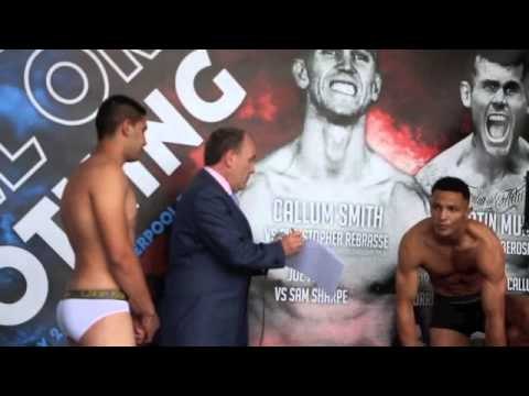 MARCUS MORRISON v NODAR ROBAKIDZE - OFFICIAL WEIGH IN VIDEO (LIVERPOOL) / ALL OR NOTHING